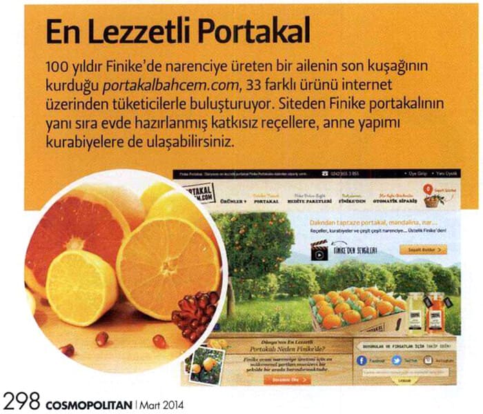 portakalbahcem.com Cosmopolitan / 1 Mart 2014