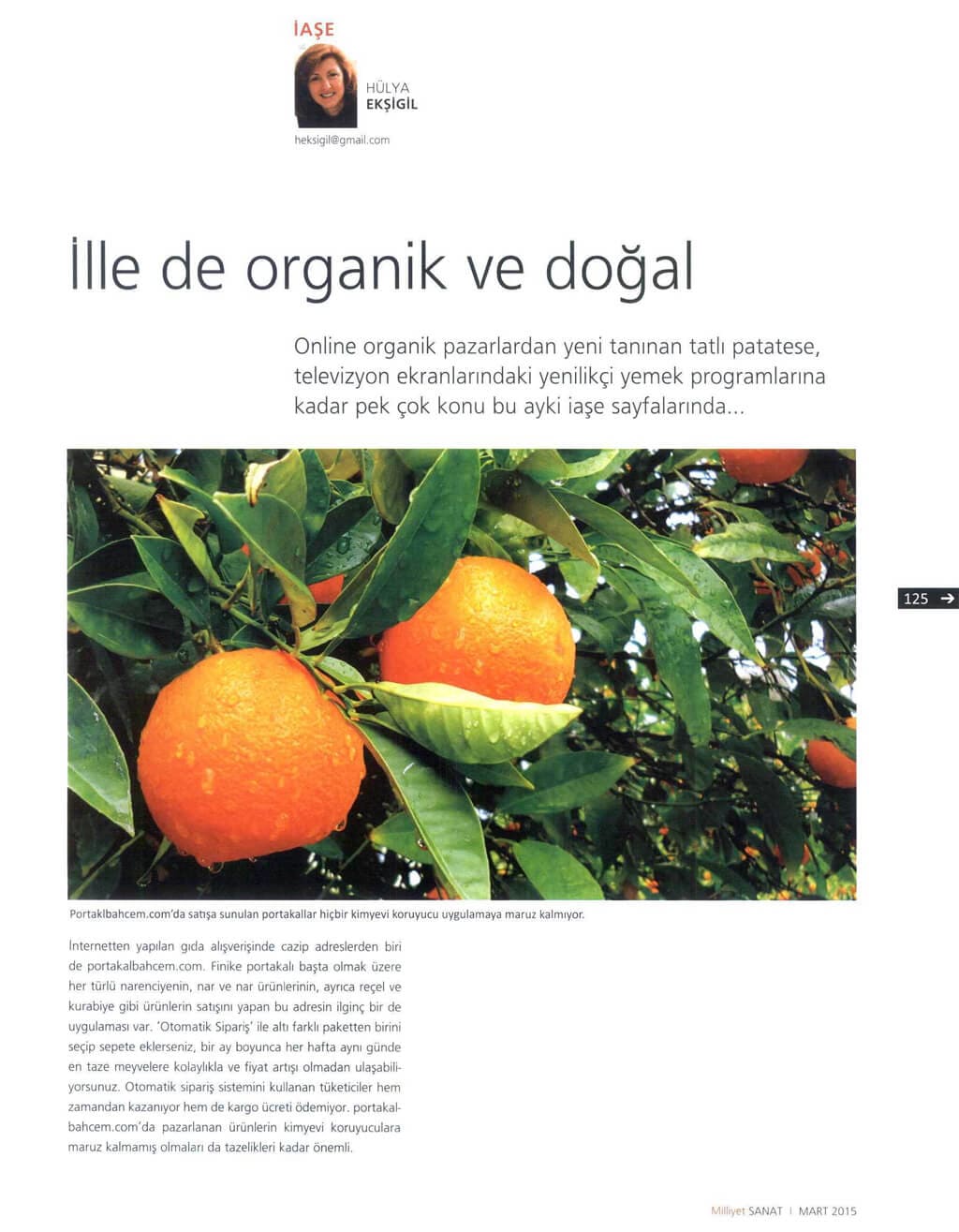 Milliyet Sanat / Mart 2015