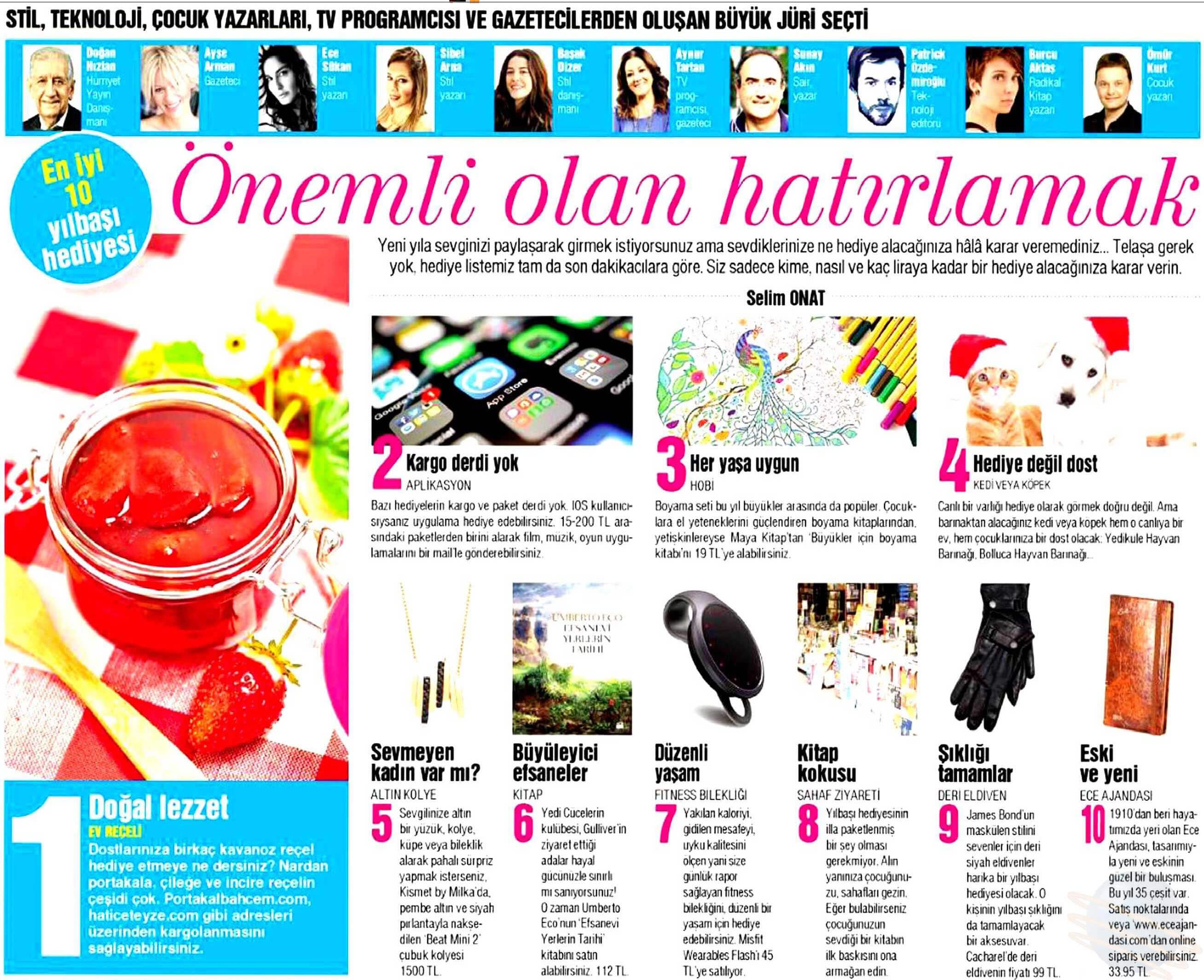 Hürriyet Cumartesi / Aralık 2015